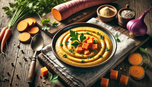 Soupe pour votre microbiote avec racines et gingembre - Suplemint