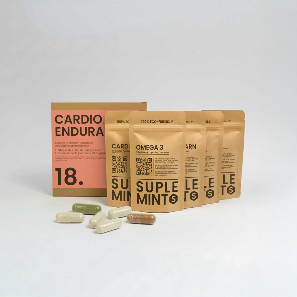 Cure CARDIO® | Vitalité Cardiovasculaire | Oméga-3 Acétyl-L-Carnitine CoQ10 | 240 gélules 30j