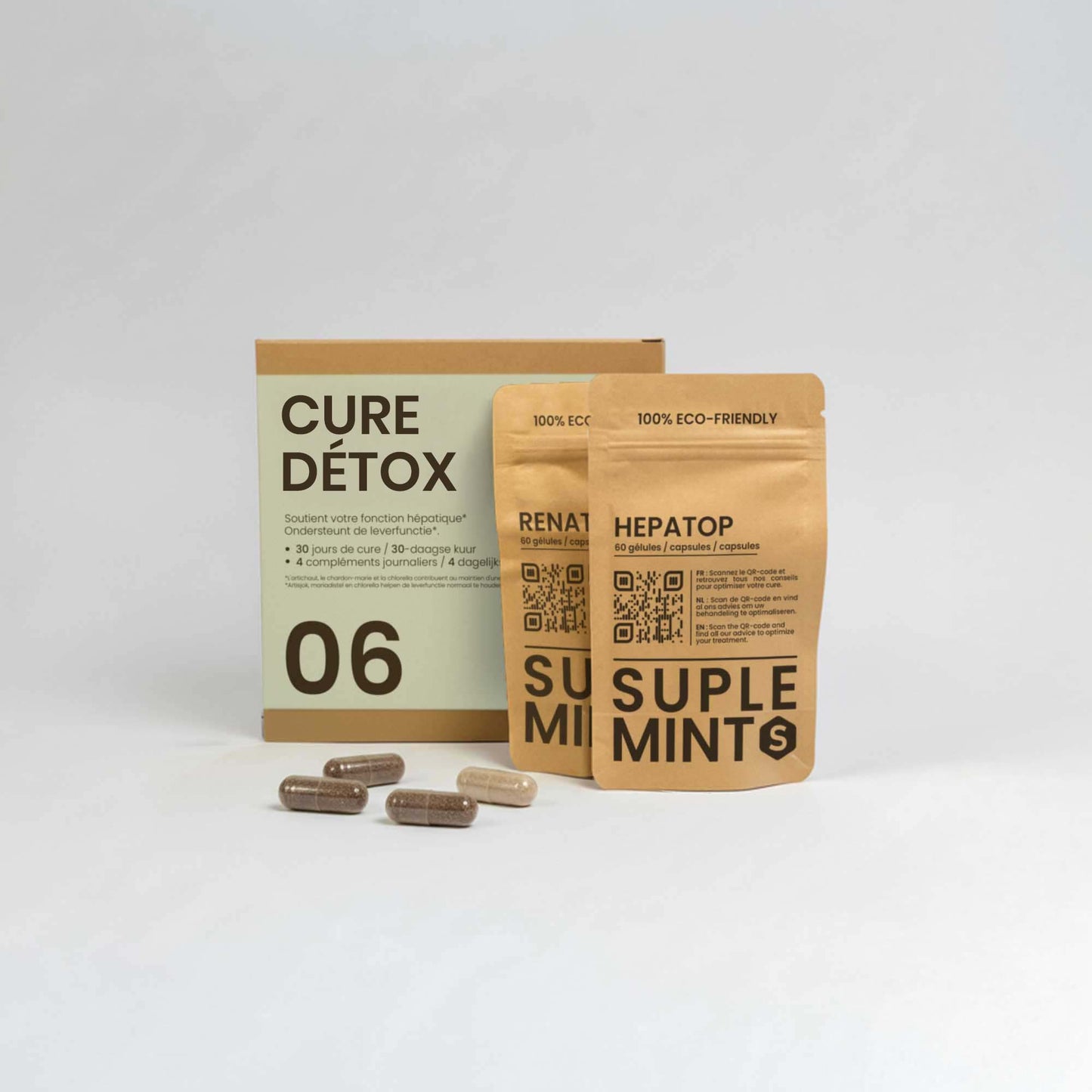 DETOX® Pack | Natural Purification | Artichoke Milk Thistle Dandelion | 120 capsules 30 days