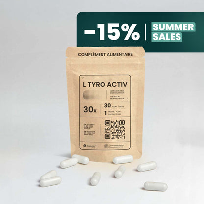 L-TYRO ACTIV® Capsule | Energy and Vitality | Pure L-Tyrosine 500mg | 30 capsules