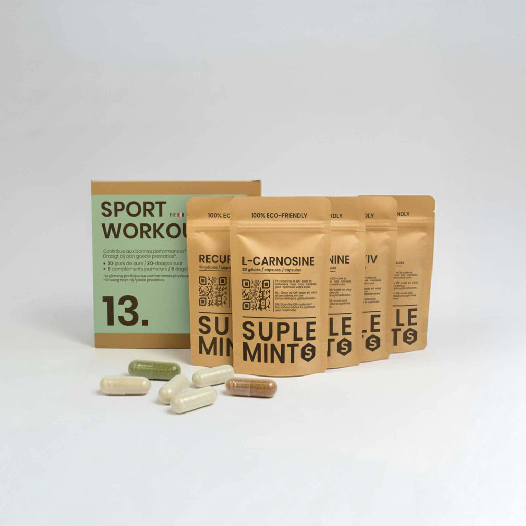 Cure SPORT® | Performance et Tonus | Klamath Bêta-Alanine L-Carnosine L-Tyrosine Potassium | 210 gélules 30j