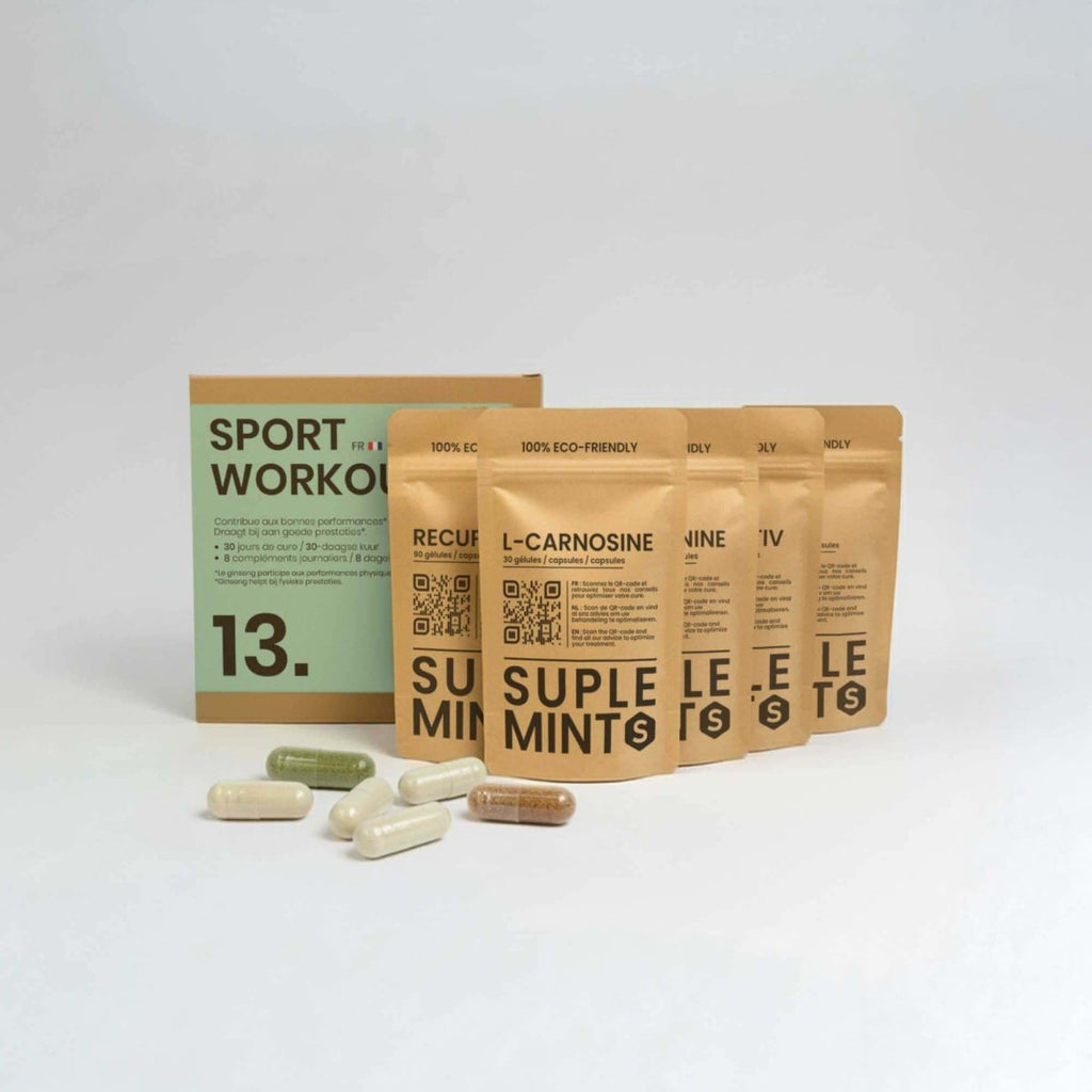 Cure SPORT® | Performance et Tonus | Klamath Bêta - Alanine L - Carnosine L - Tyrosine Potassium | 210 gélules 30j - Suplemint