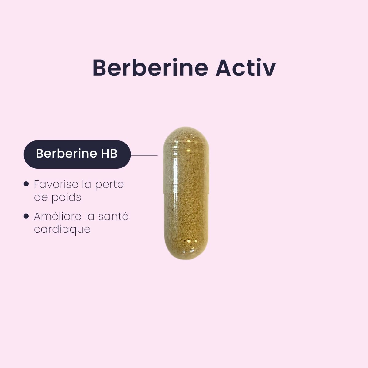 Gélule BERBERINE ACTIV® | Équilibre Métabolique | Berbérine HB 375mg | 30 gélules - Suplemint