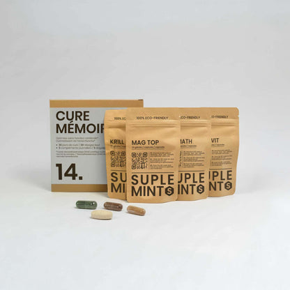 MEMORY® Pack | Mental Alertness | Krill Klamath Multivitamins Magnesium | 150 capsules 30 days