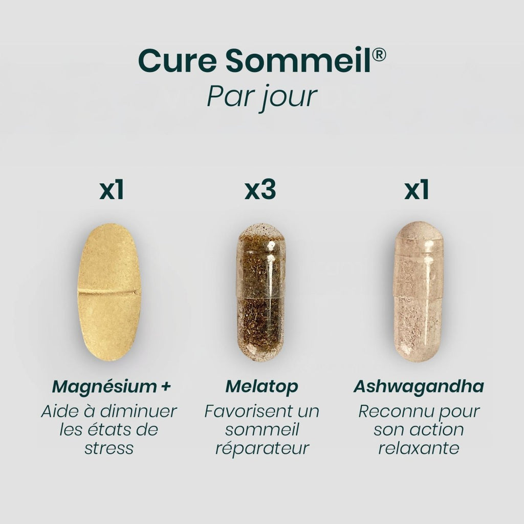 Pack VITALITÉ® | Nuits Paisibles et énergie | Cure Sommeil + Énergie | 2 cures complètes 30j - Suplemint